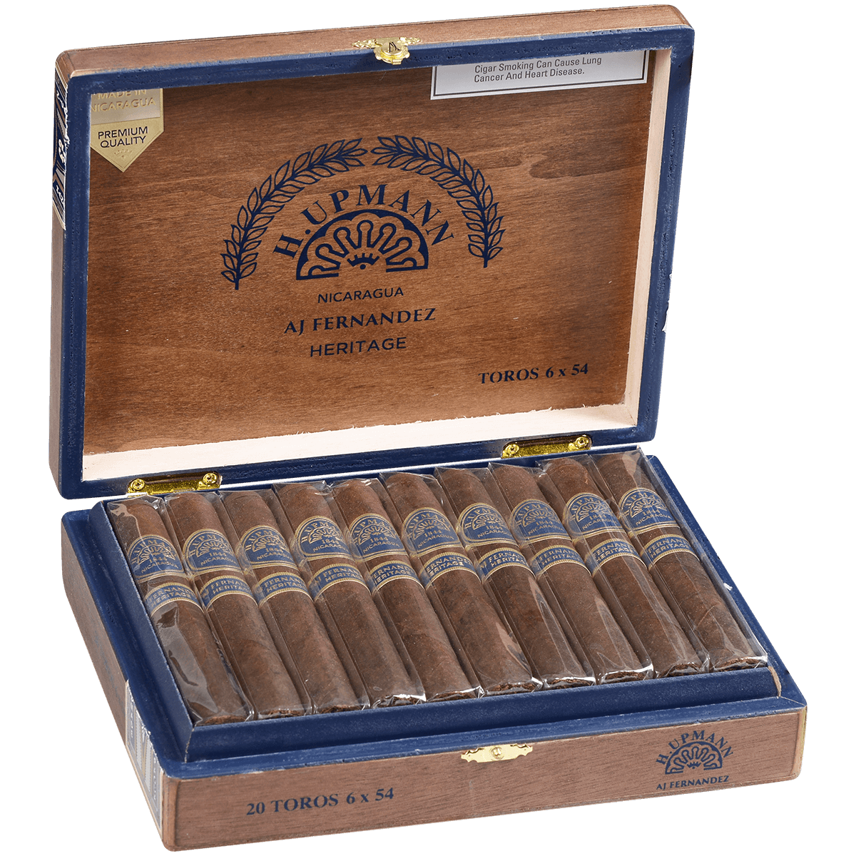 H. Upmann Nicaragua Heritage By Aj Fernandez Toro 20 Ct. Box 6.00X54