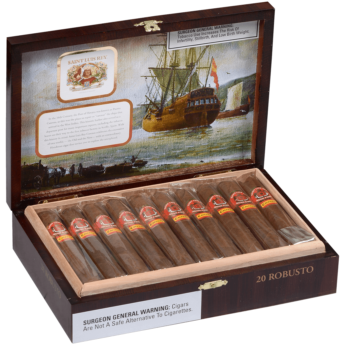 Saint Luis Rey Carenas Robusto 20 Ct. Box 5.00X50