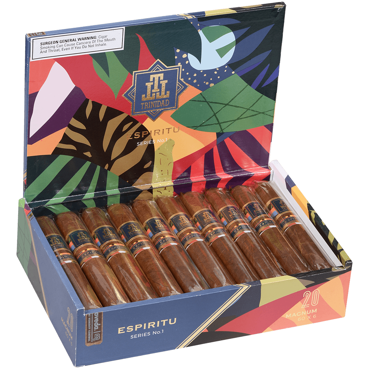 Trinidad Espiritu No. 1 Magnum 20 Ct. Box 6.00X60