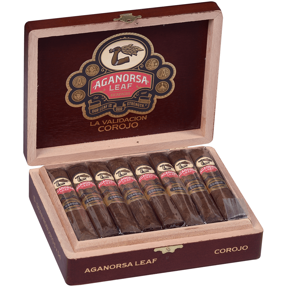 Aganorsa La Validacion Corojo Gran Robusto Bp 15 Ct Box 5.00X54