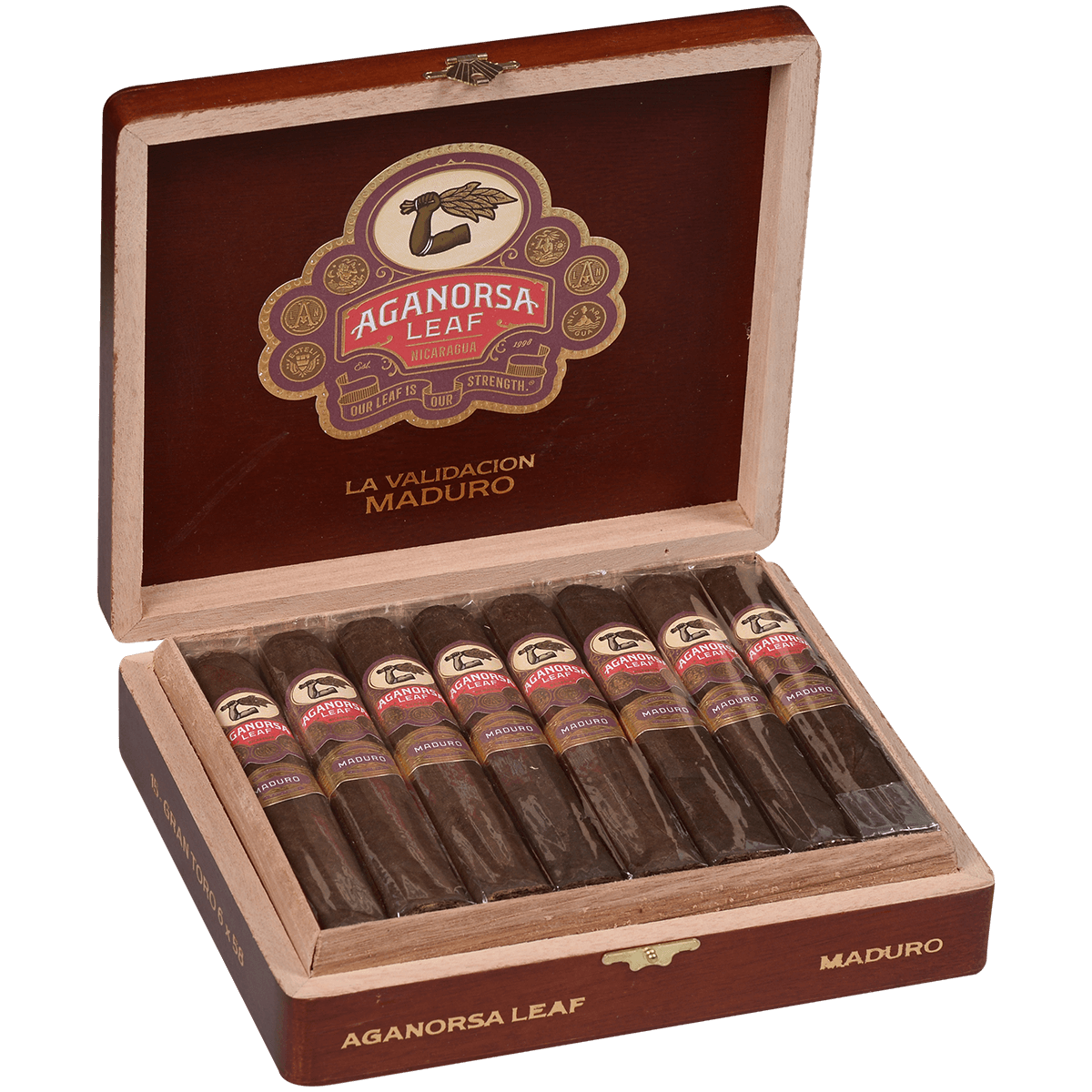 Aganorsa La Validacion Maduro Gran Toro Bp 15 Ct Box 6.00X58