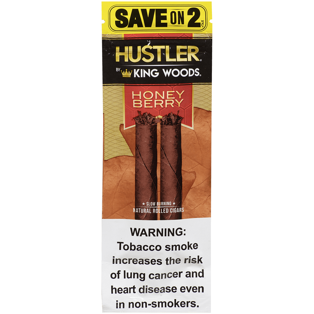 Hustler King Woods Honey Berry 15/2 Packs 4.50X32