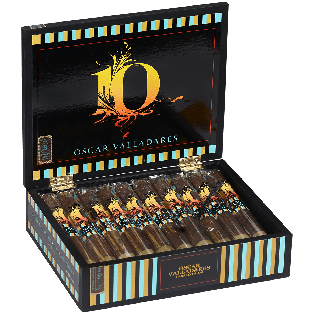 Oscar Valladares 10Th Anniversary Toro 10 Ct. Box 6.00X52