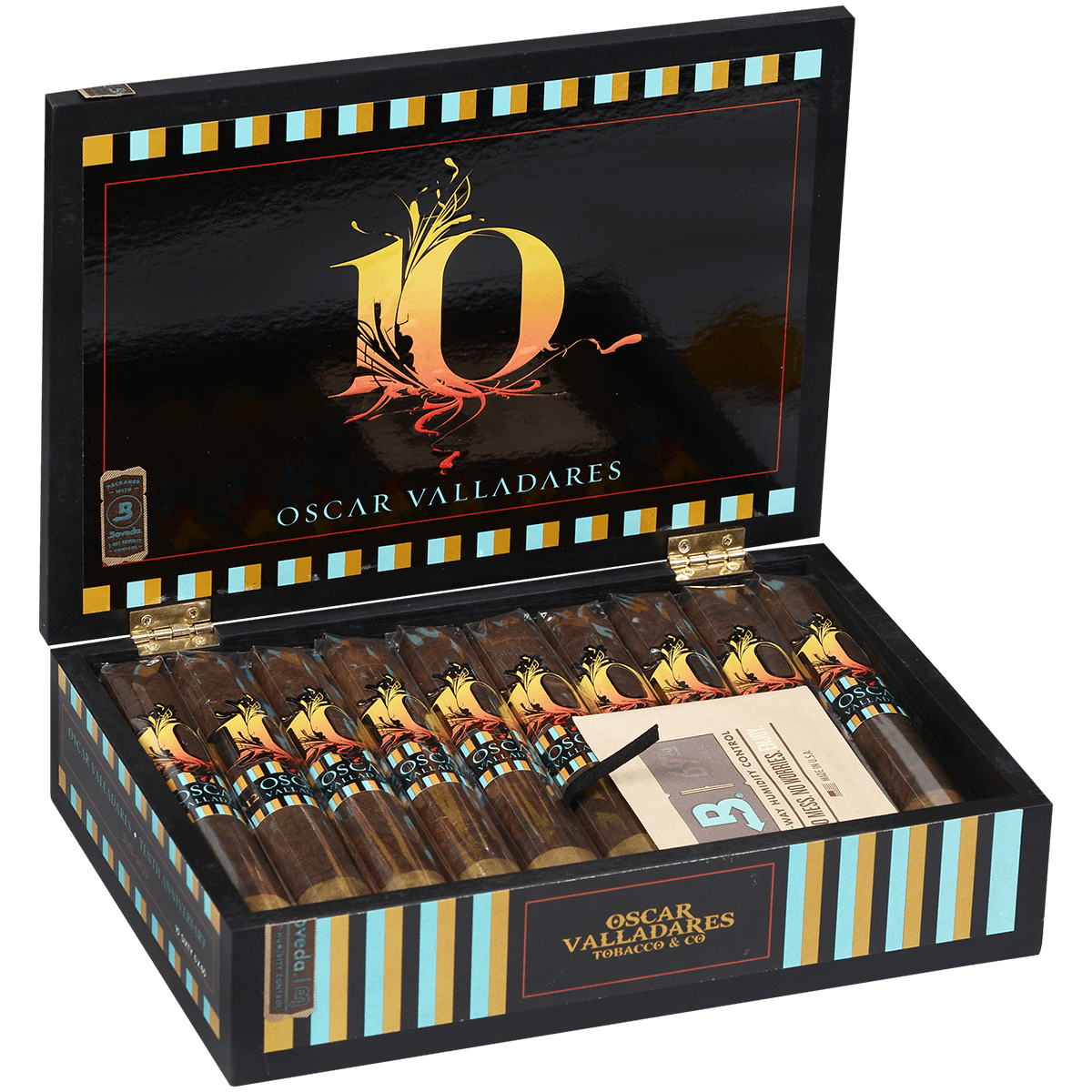 Oscar Valladares 10Th Anniversary Sixty 10 Ct. Box 6.00X60