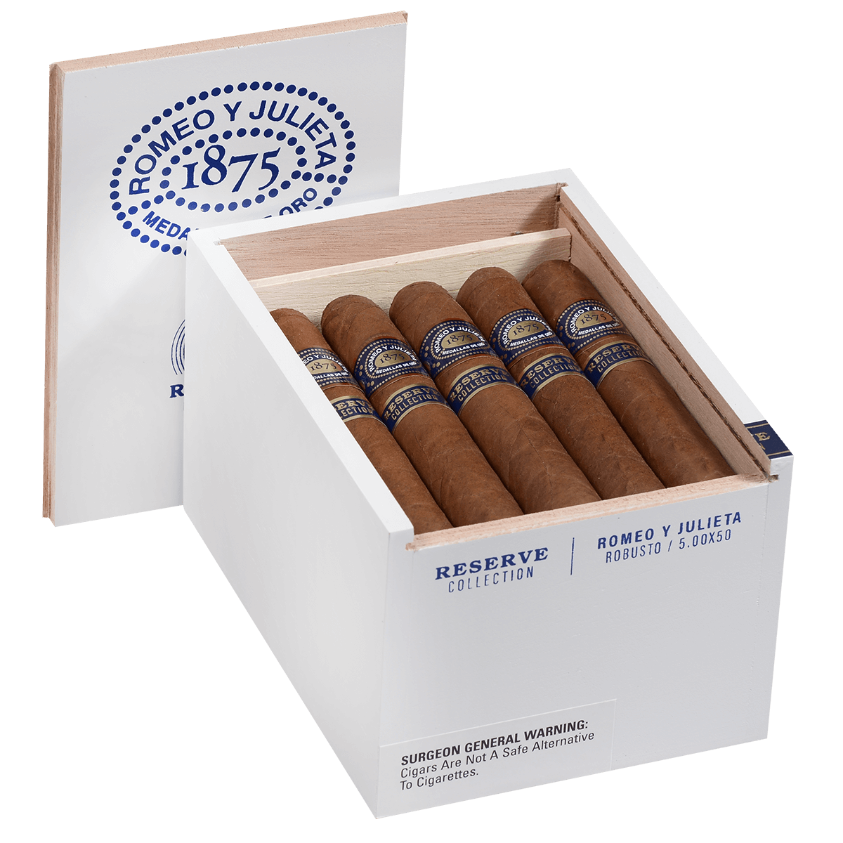 Reserve Collection Romeo Y Julieta 1875 Robusto 20 Ct Box 5.00X51