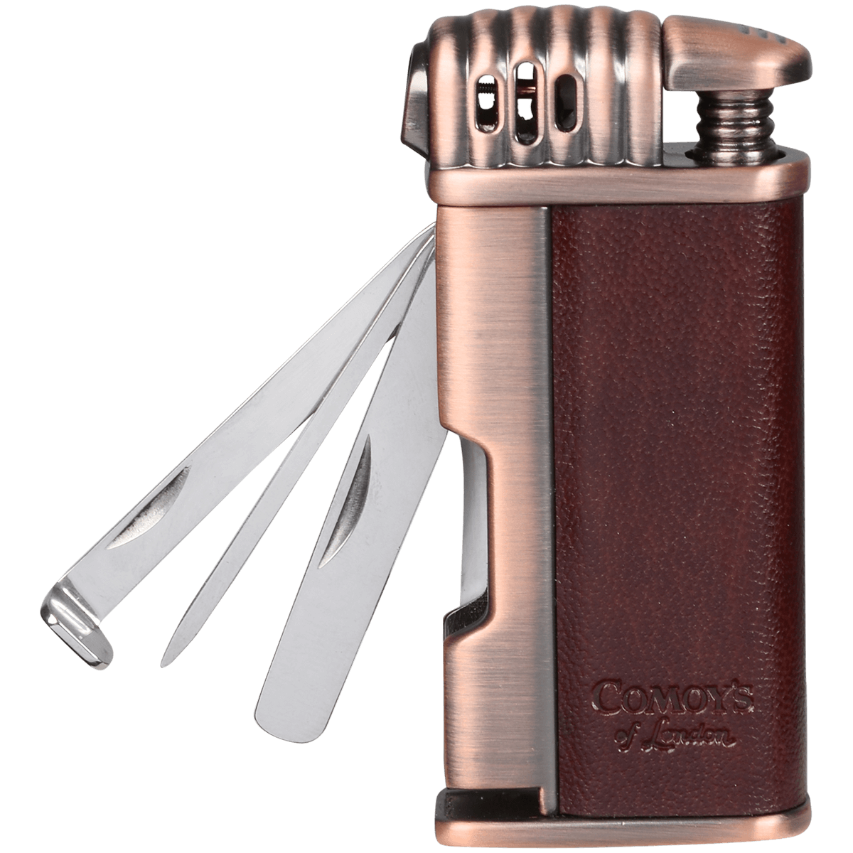 Comoys Lighter Pipe Traditional Soft Flame Brown
