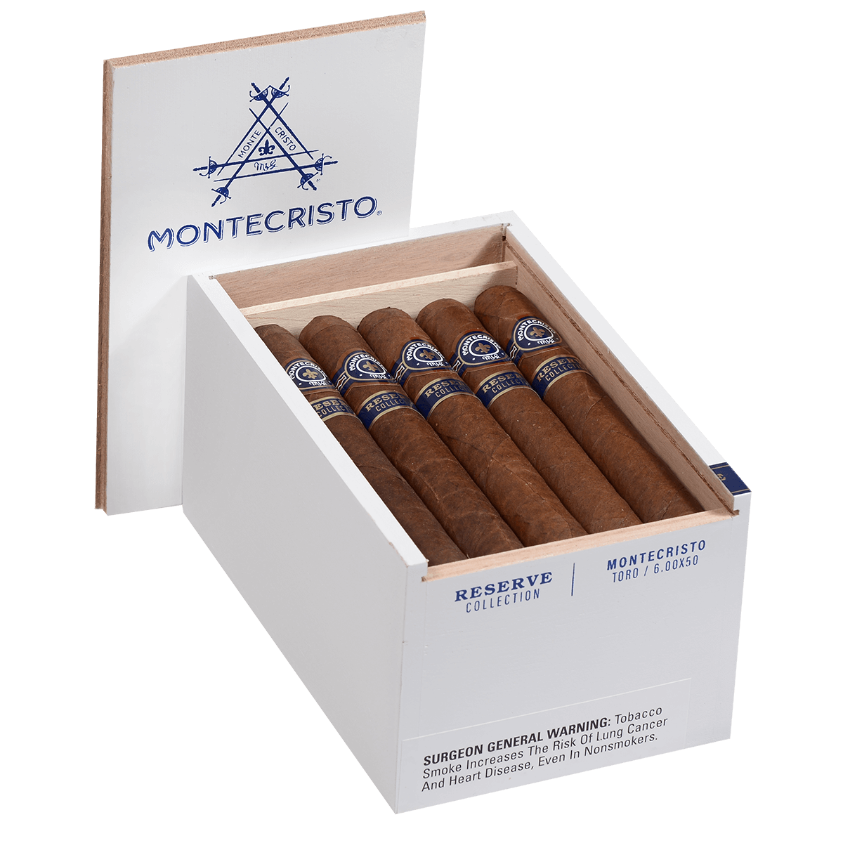 Reserve Collection Montecristo 20 Ct Box Toro 6.00X51
