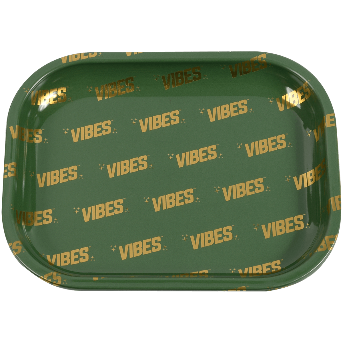 Rolling Metal Tray Vibes - Signature Green - Small