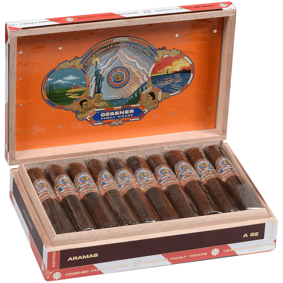 Crowned Heads Ozgener Aramas A52 20 Ct Box 5.00X52