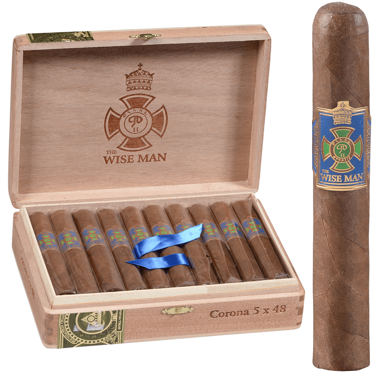 Foundation The Wise Man Corojo Corona Gorda 20 Ct Box 5.00X48