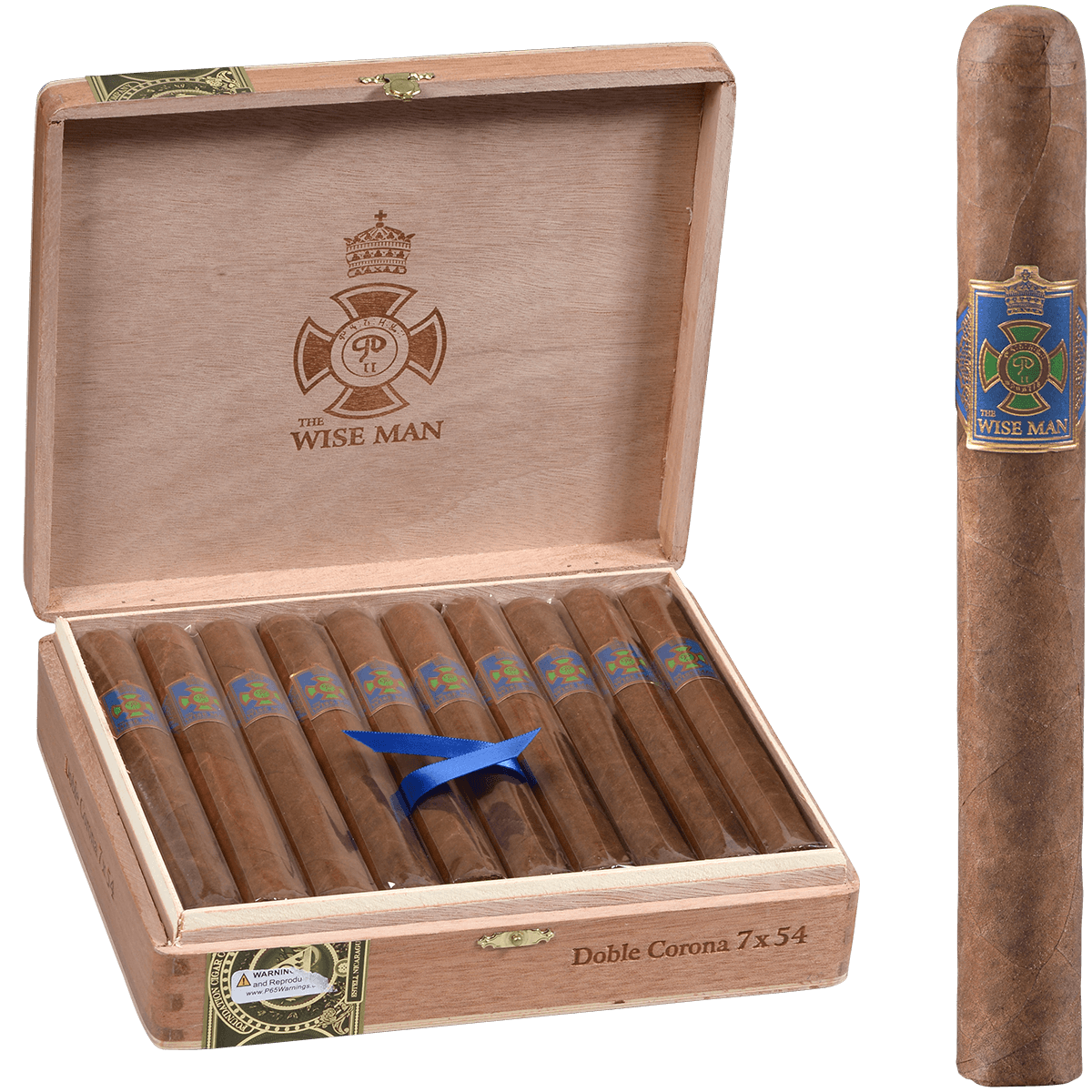Foundation The Wise Man Corojo Double Corona 20 Ct Box 7.00X54