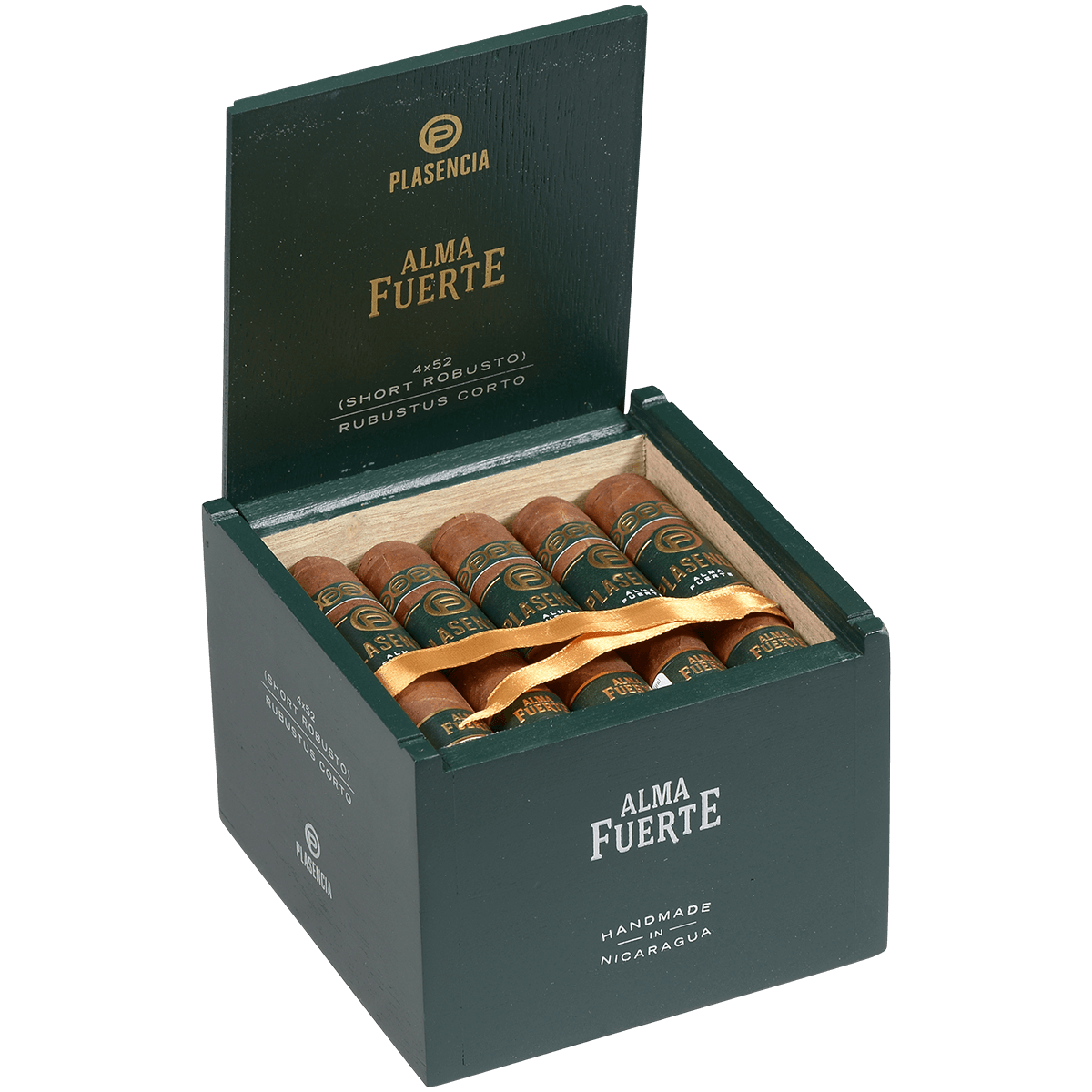 Plasencia Short Smokes Alma Fuerte Natural Robustos Corto 20 Ct. Box 4X52