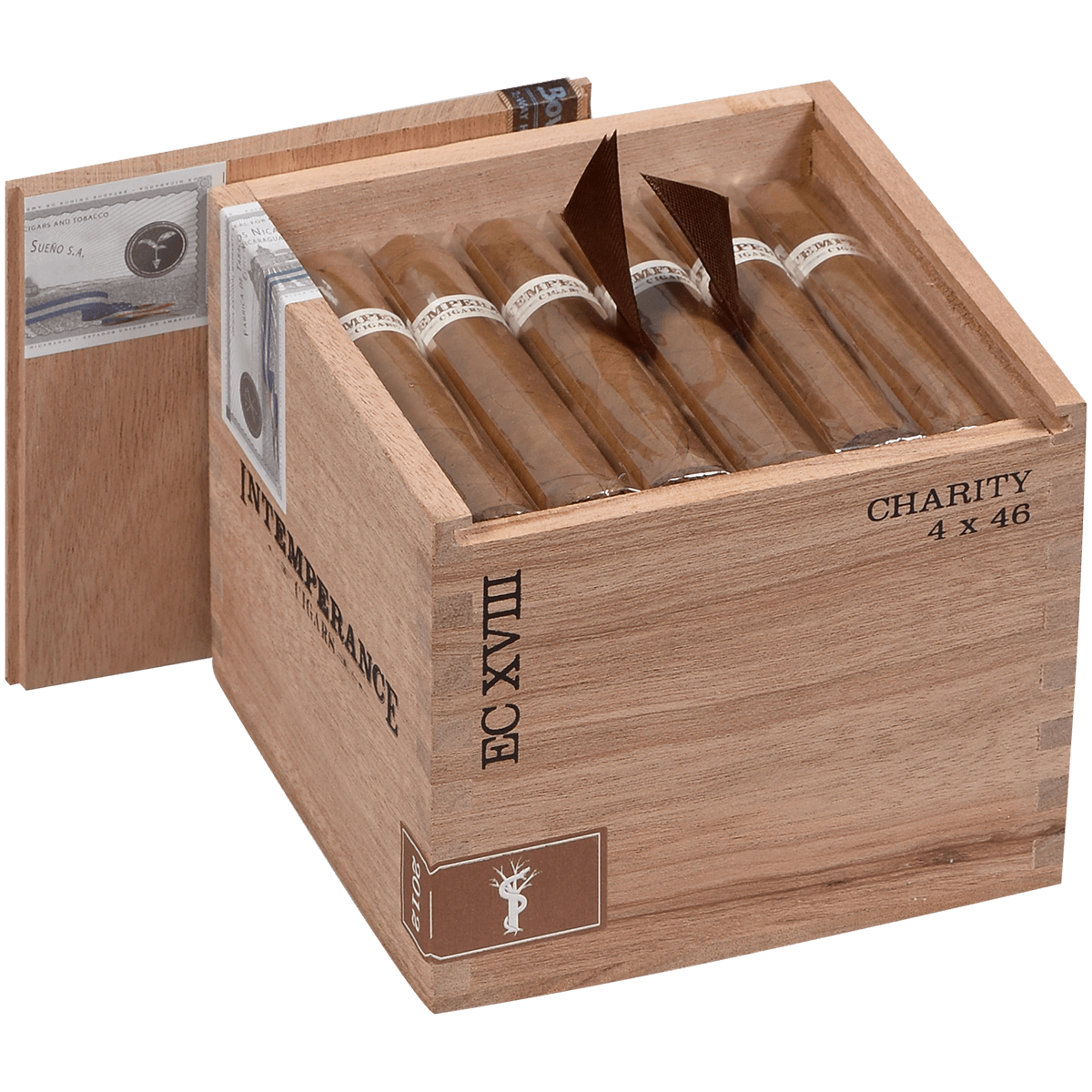 Roma Craft Intemperance Ec Charity Petite Corona 30 Ct Box 4.00X47