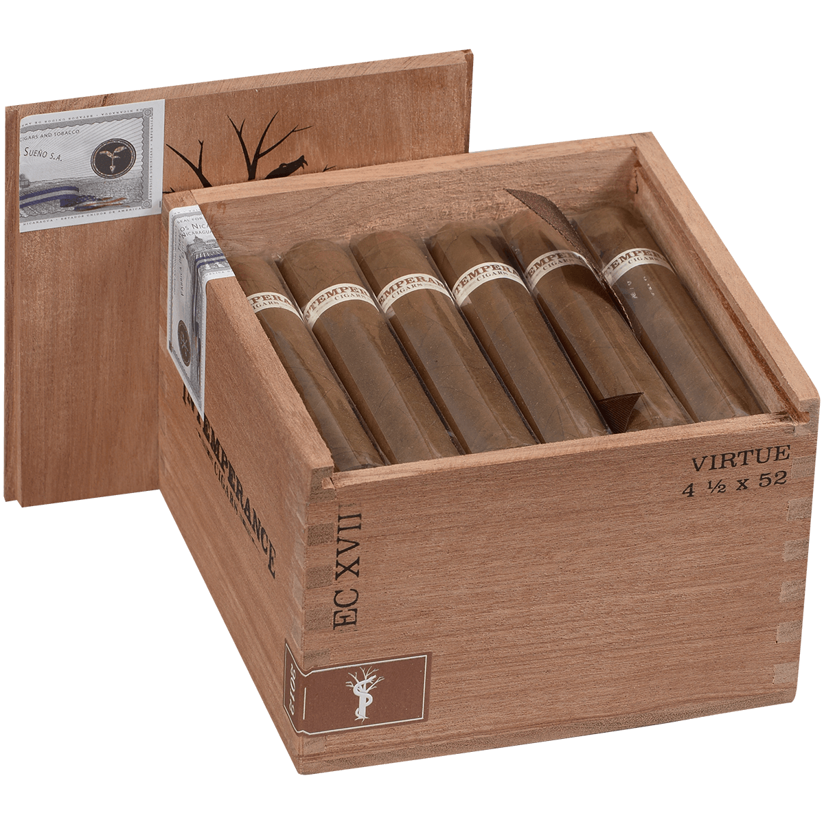 Roma Craft Intemperance Ec Virtue Short Robusto 24 Ct Box 4.50X52