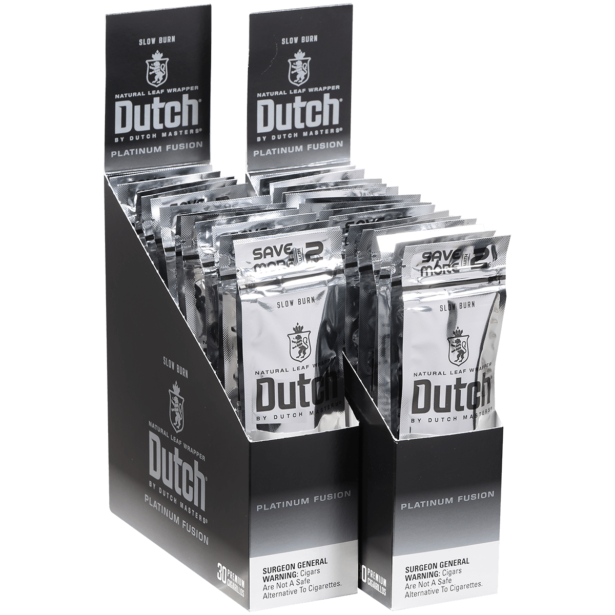 Dutch By Dutch Masters Cigarillos Platinum Fusion Sv/2 60 Ct. 30/2 Packs 5.63X42