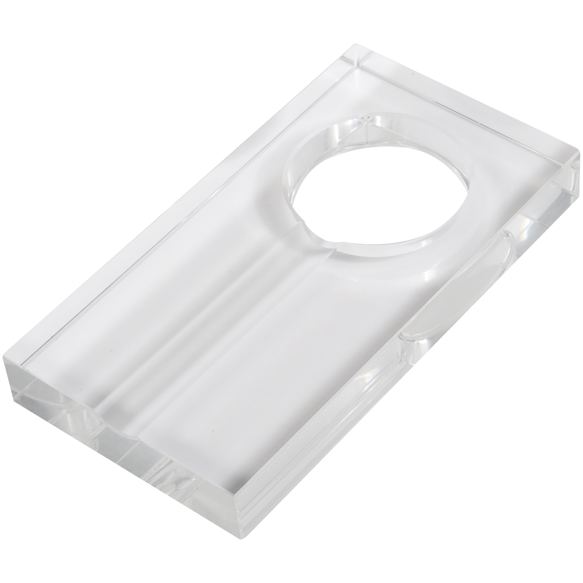 Ashtray Rectangular Crystal 9"X 5"X1.5"