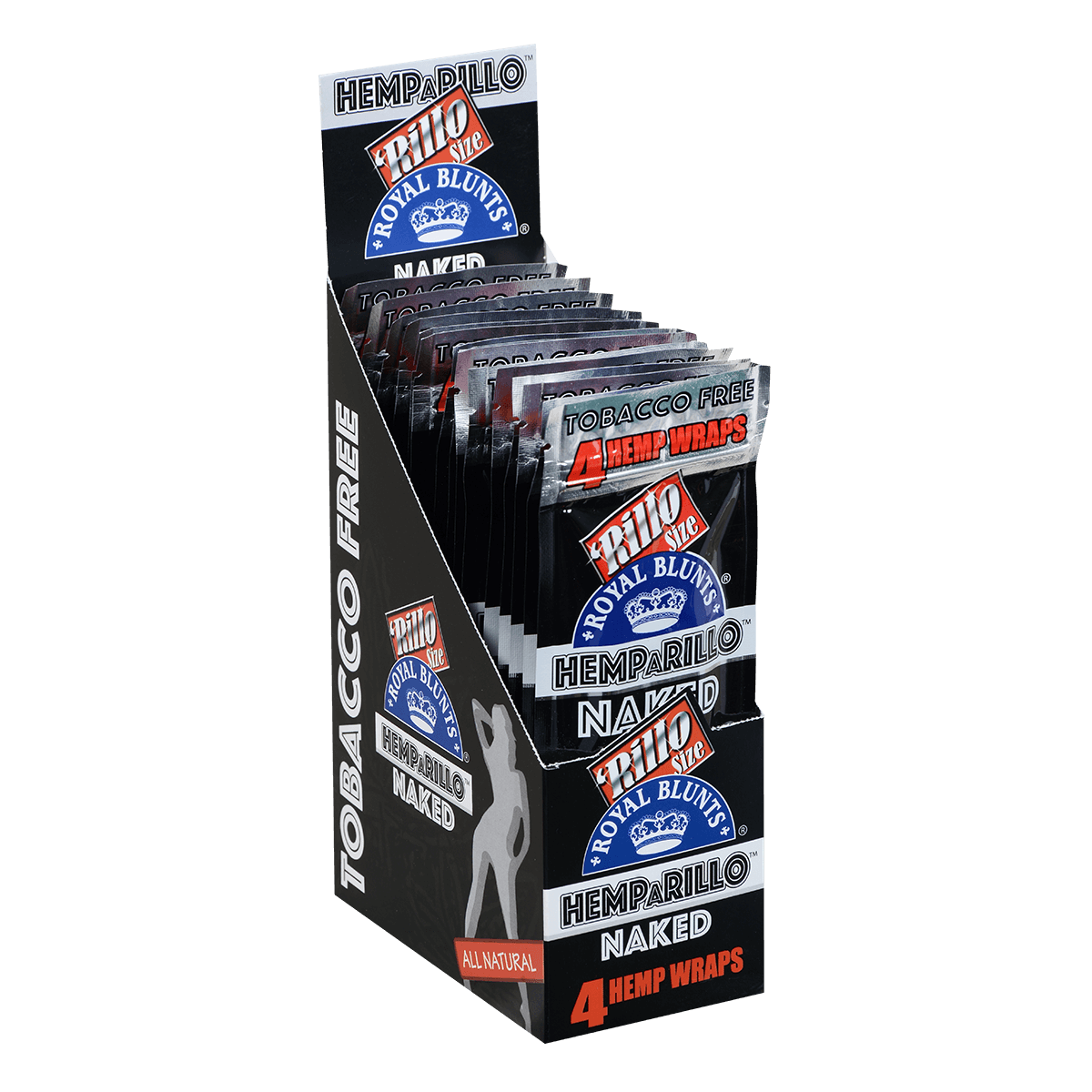 Royal Blunts Hemparillo Wraps Naked 15/4 Pack