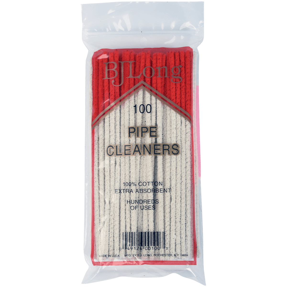Pipe Cleaners Bj Long 6.5" Standard 100 Ct. Bag