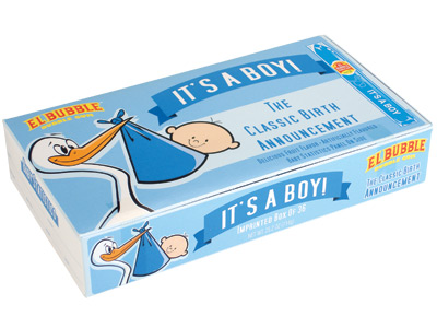 Bubble Gum Cigars "ItS A Boy" 36 Ct. Box