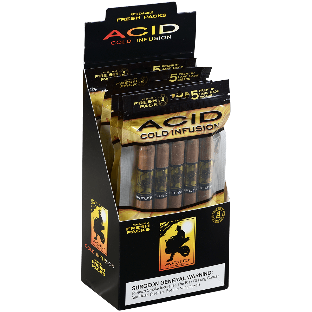 Acid Cold Infusion Five- Fresh Packs 5/5 Ct. Box 7.00X44