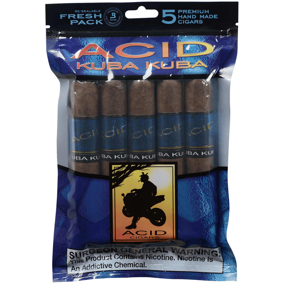 Acid Kuba Kuba Five Fresh Packs 5/5 Ct. Box 5.00X54