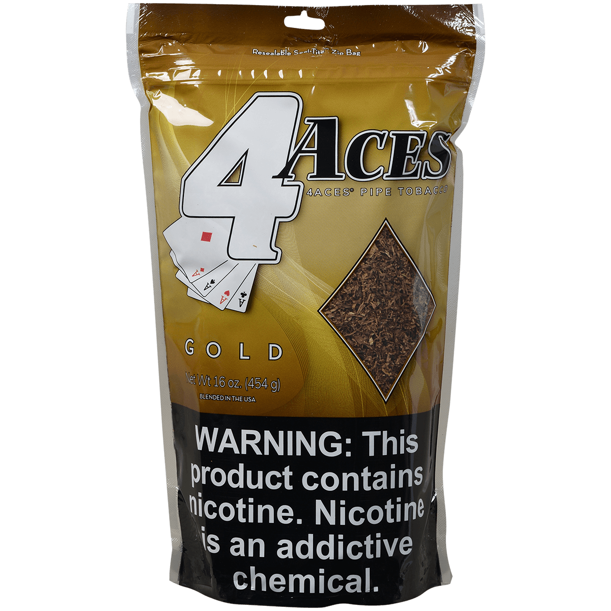 4 Aces Pipe Tobacco Mellow/Gold 16 Oz. Bag