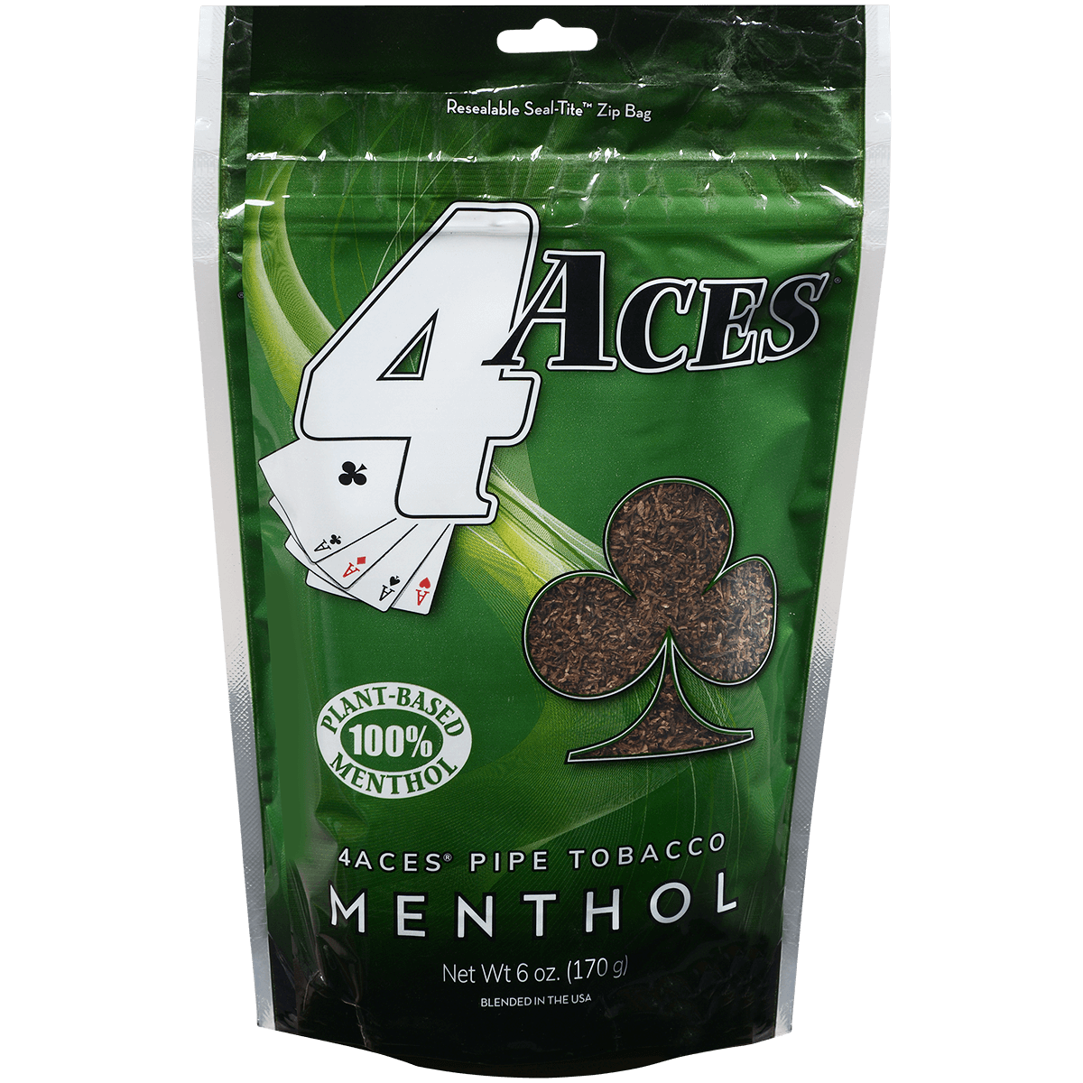 Pipe Tobacco 4 Aces Mint 6 Oz. Bag