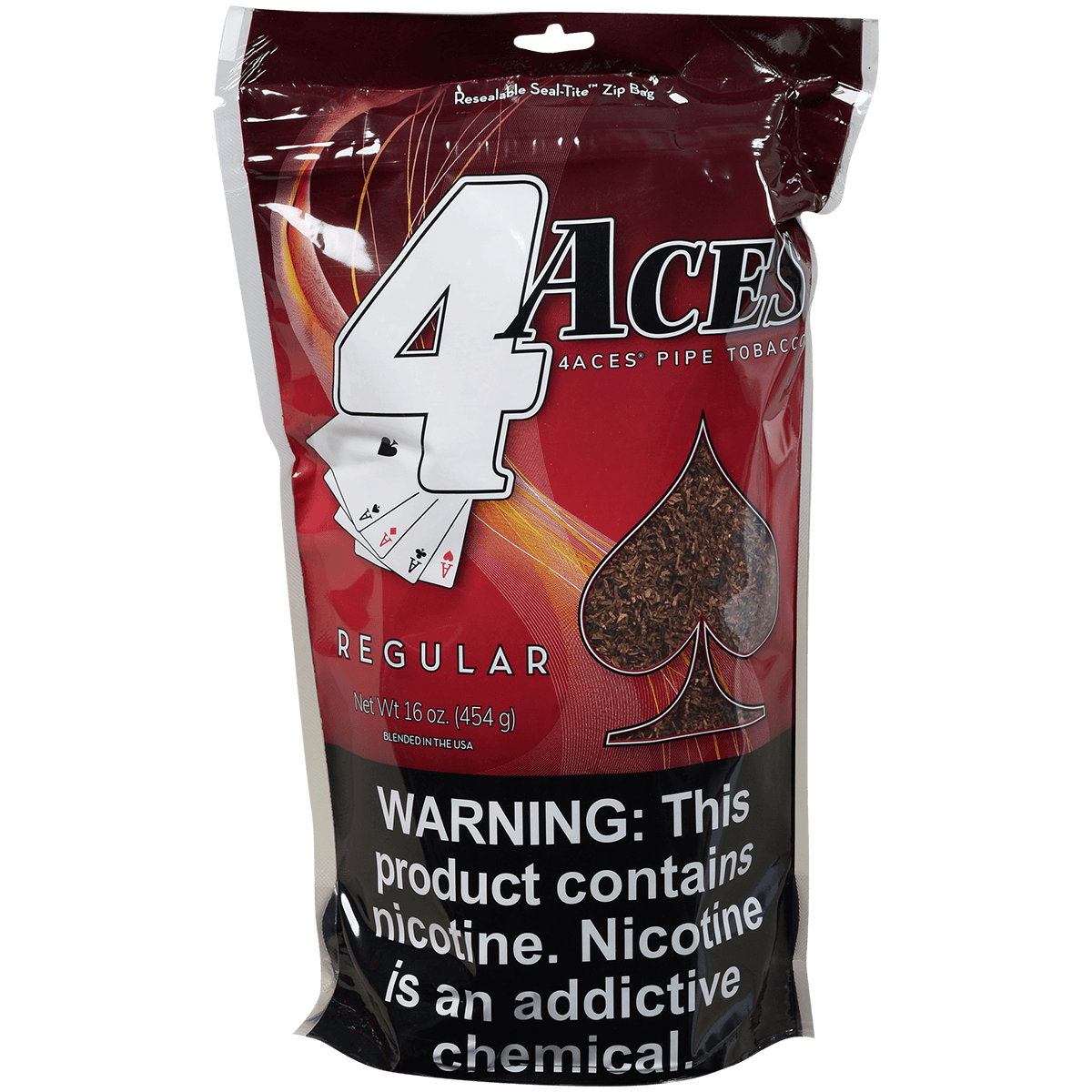 4 Aces Pipe Tobacco Regular 16 Oz. Bag