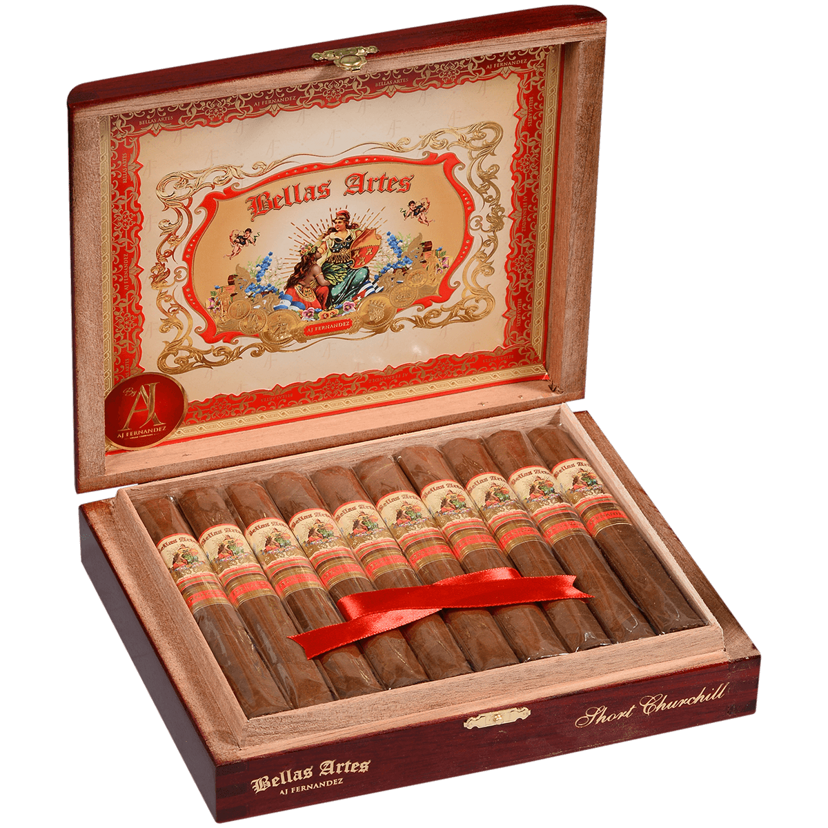 Bellas Artes By Aj Fernandez Nic Hybrid Short Churchill 20 Ct. Box 6.00X48