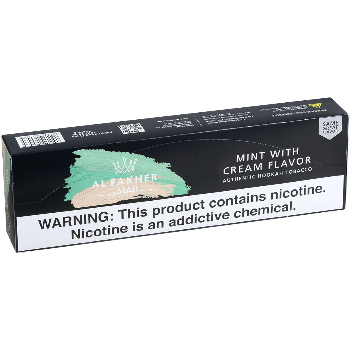 Al Fakher Hookah Tobacco Mint With Cream 10-50 Carton