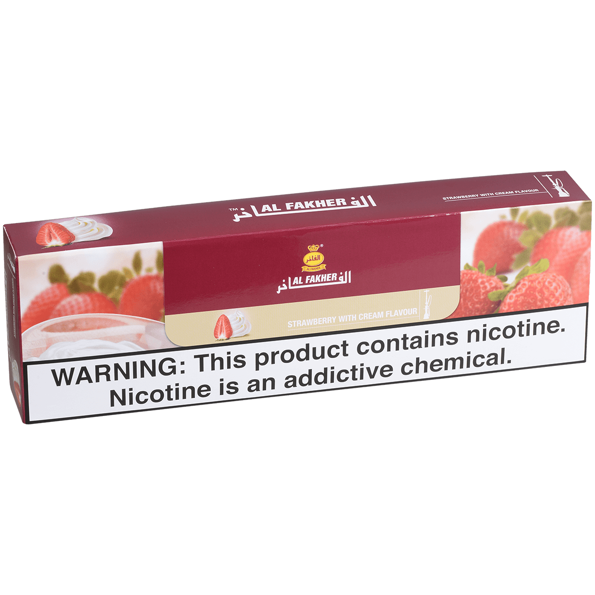 Al Fakher Hookah Tobacco Strawberry With Cream 10-50 Carton