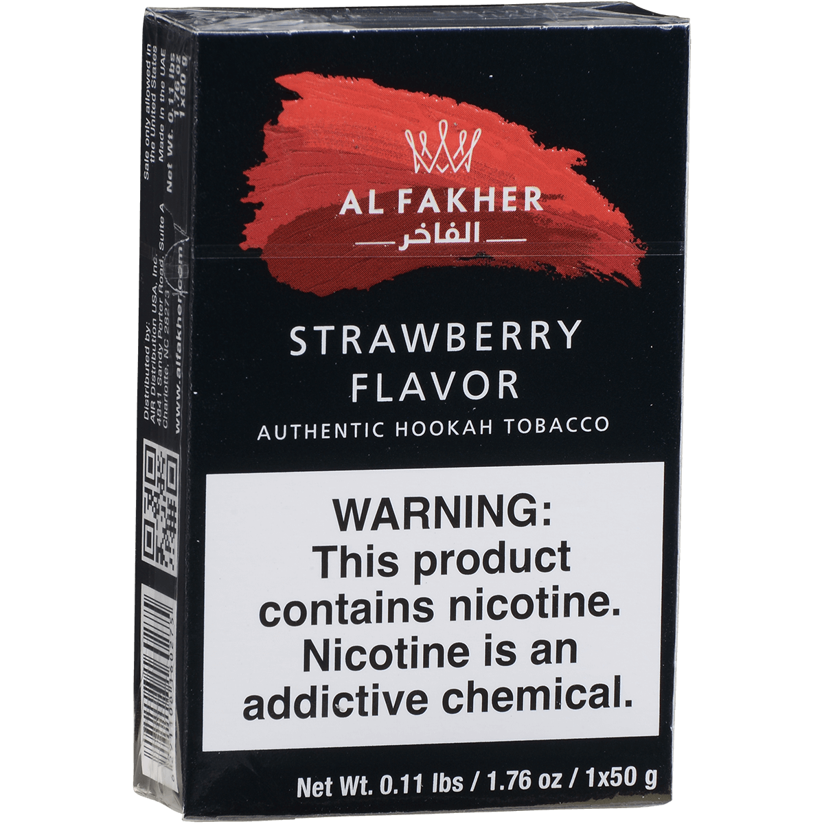 Al Fakher Hookah Tobacco Strawberry 10-50 Gram Carton