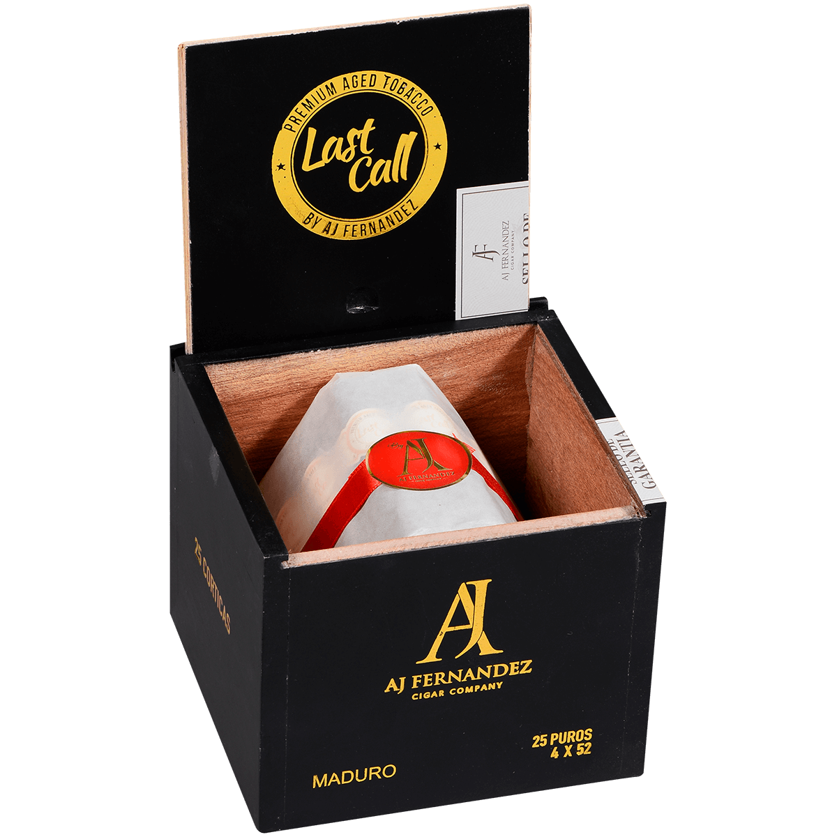 Last Call By Aj Fernandez Maduro Corticas 25 Ct. Box 4.00X52