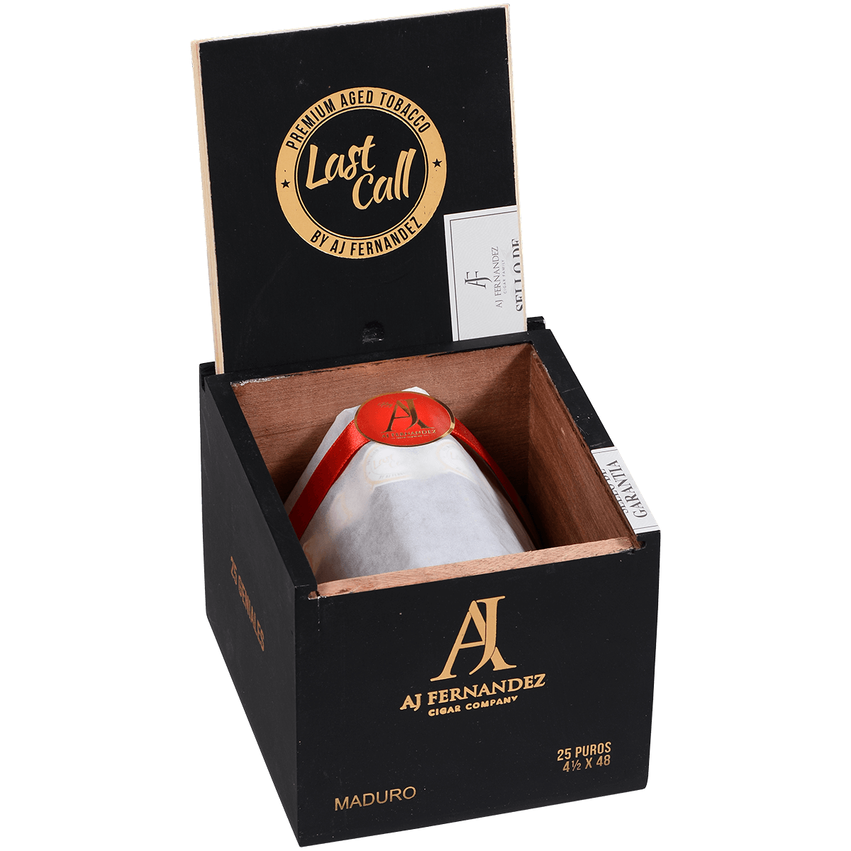Last Call By Aj Fernandez Maduro Geniales 25 Ct. Box 4.50X48