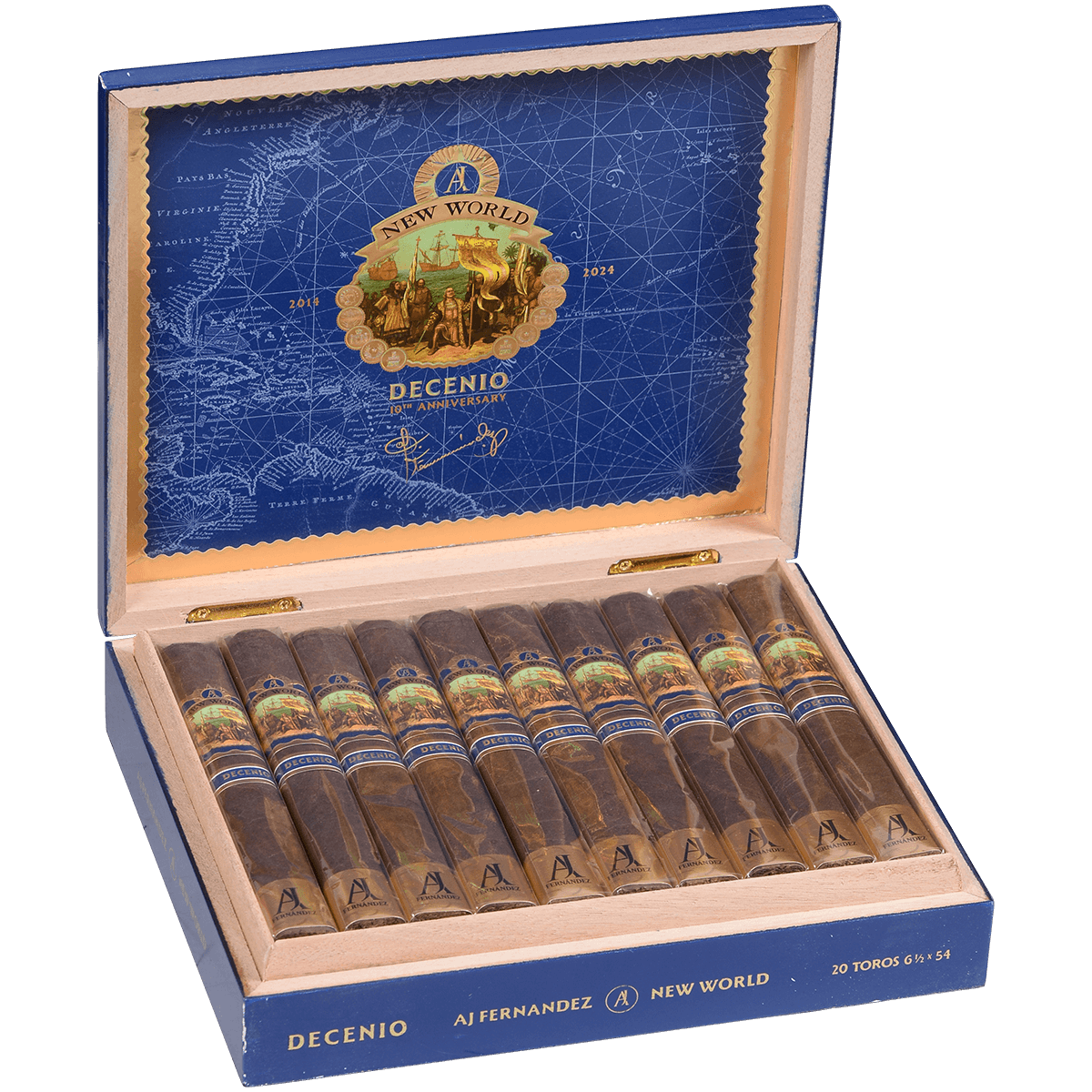 Decenio 10Th Anniversary Toro By Aj Fernandez 20 Ct. Box 6.50X54
