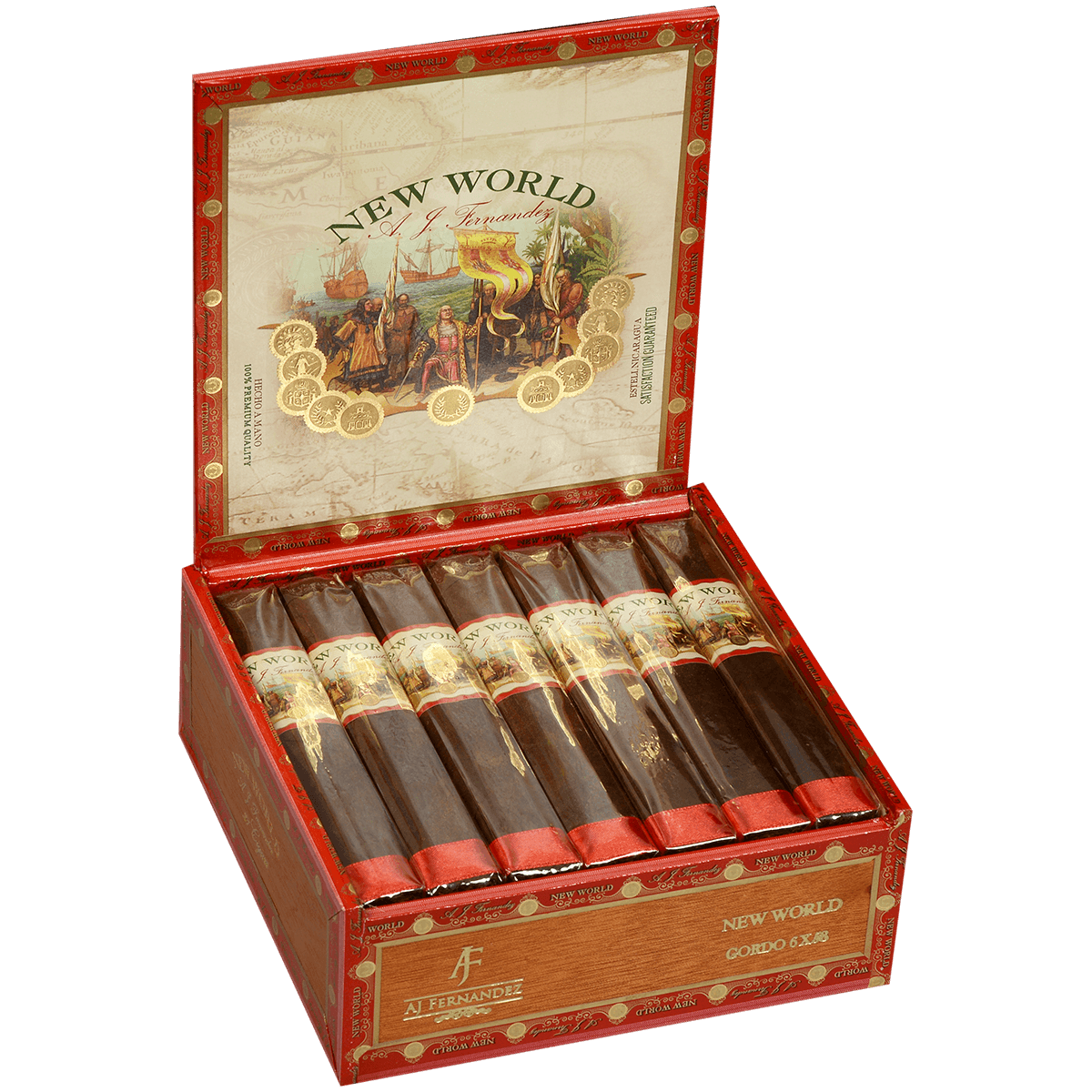 New World Oscuro By Aj Fernandez Virrey (Gordo) 21 Ct. Box 6.00X58