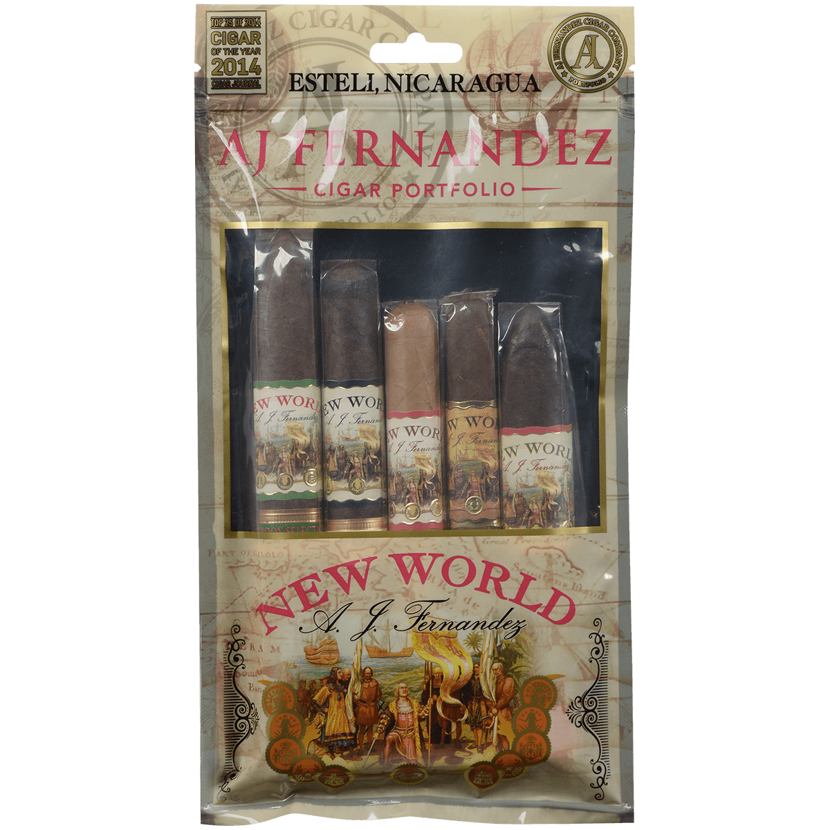 New World By Aj Fernandez 5 Ct. Sampler Fresh Pack