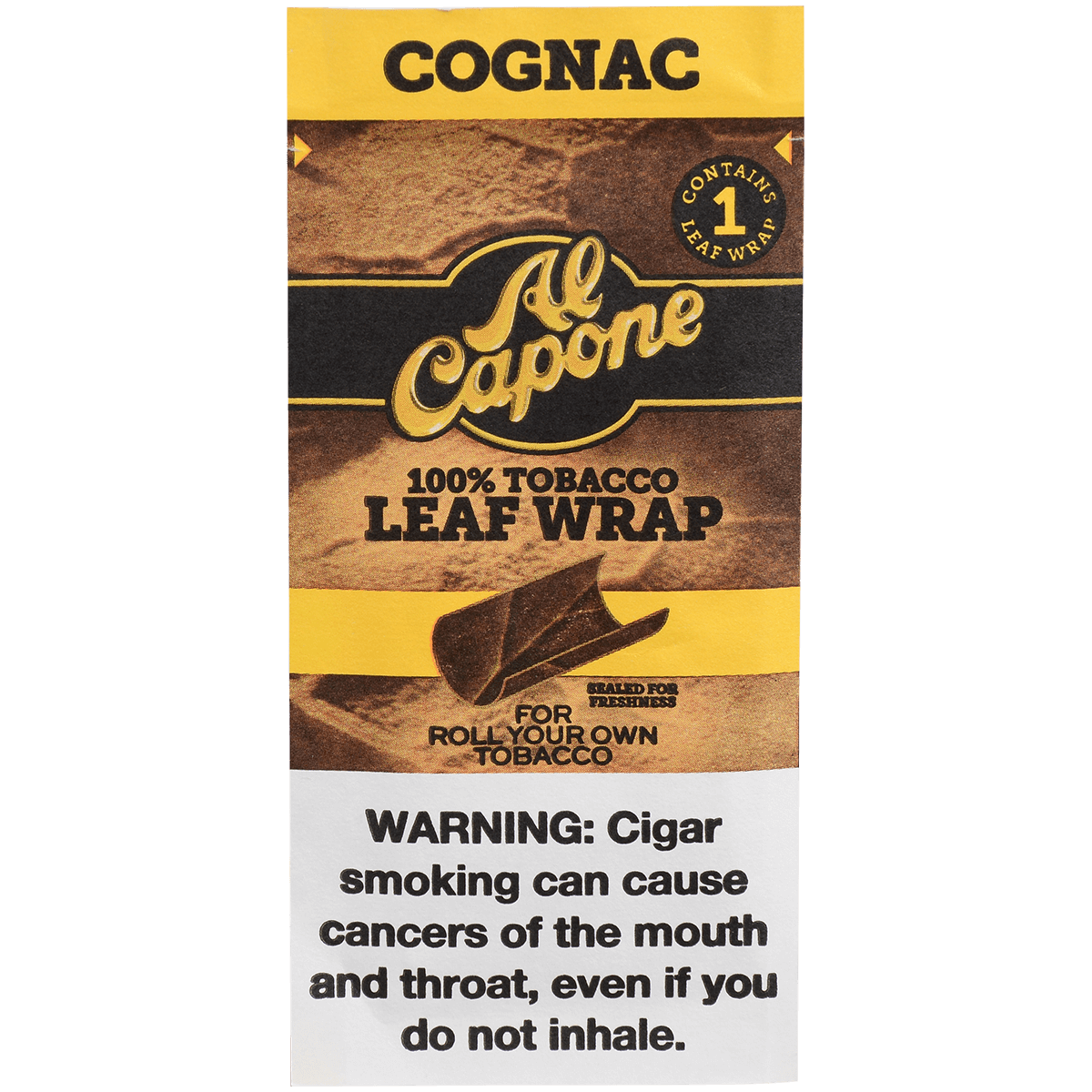 Al Capone Cigar Wraps Cognac 1/12 Pack Carton