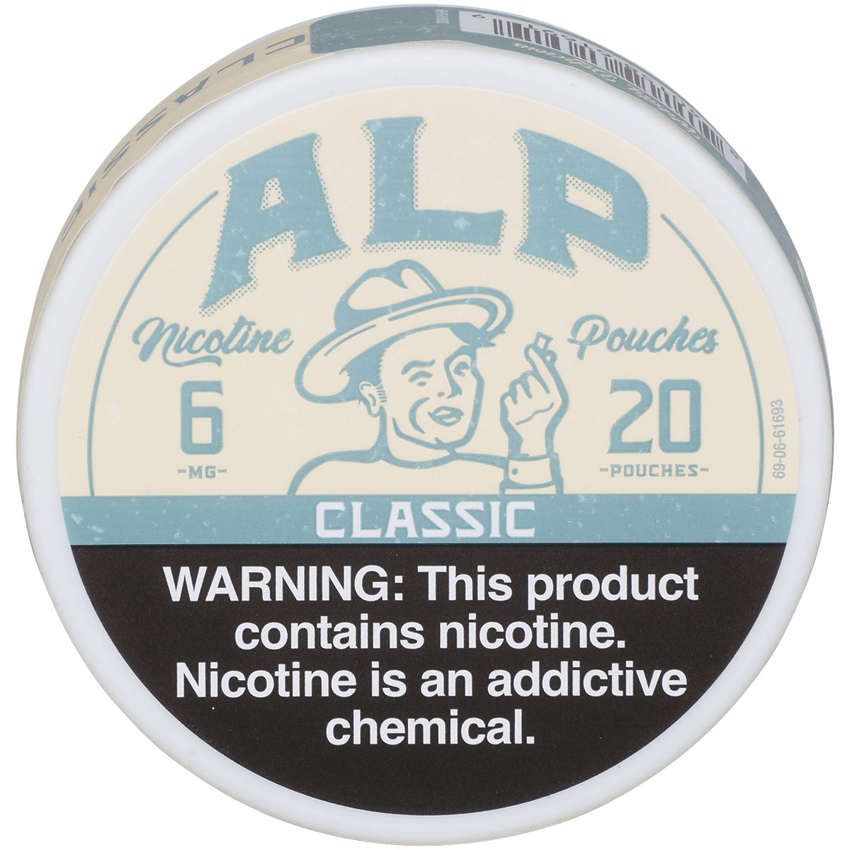 Alp Nicotine Pouches Classic 6 Mg 1/5 Tins