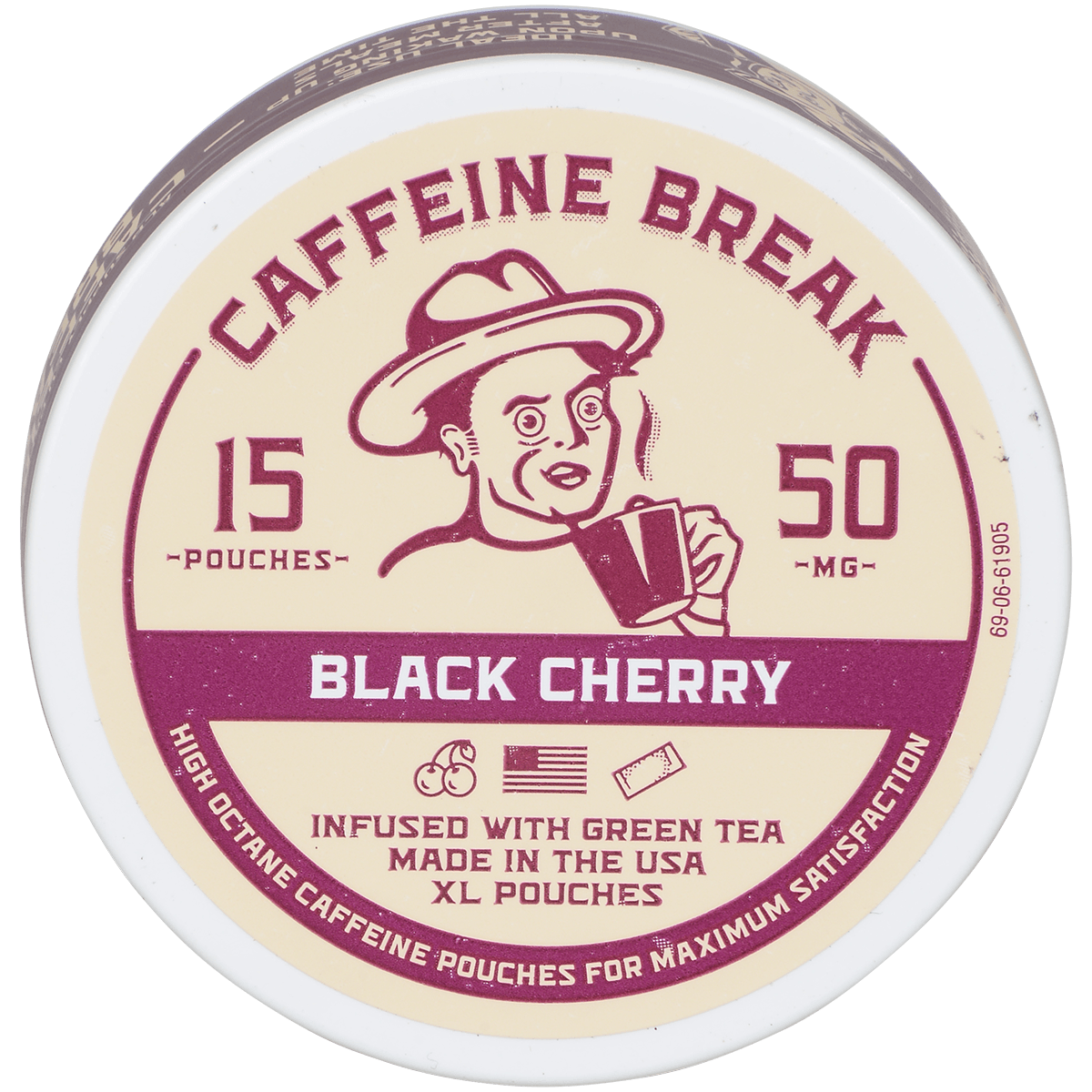 Alp Caffeine Break Black Cherry 50 Mg 1/5