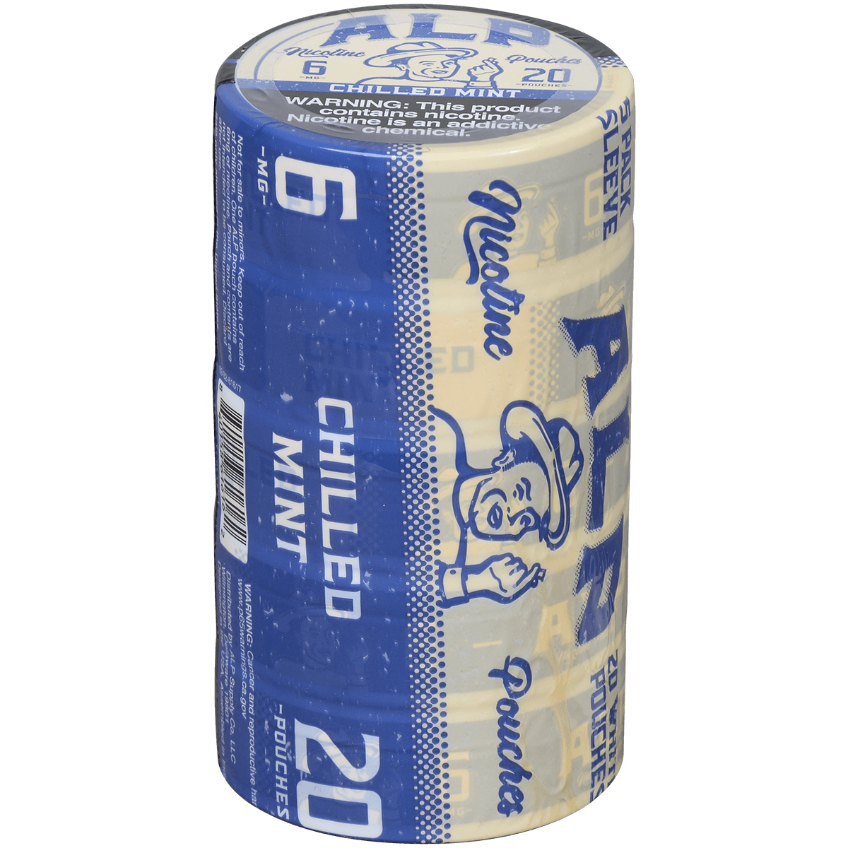 Alp Nicotine Pouches Chilled Mint 6 Mg 1/5 Tins