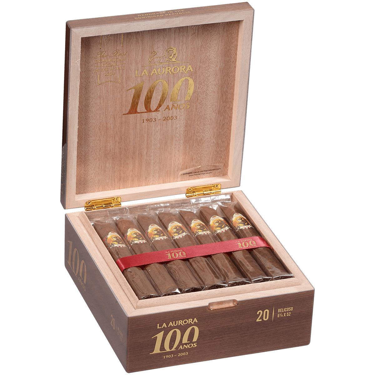La Aurora 100 Anos Belicoso Corojo 6.25X52 20Ct Box