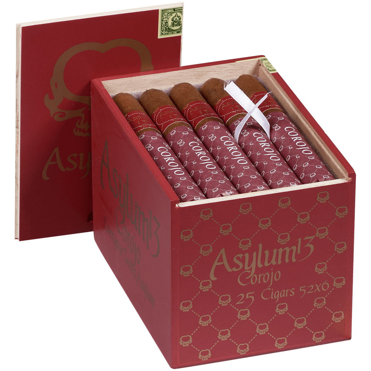 Asylum Authentic Corojo 25 Ct. Box 6 X 52