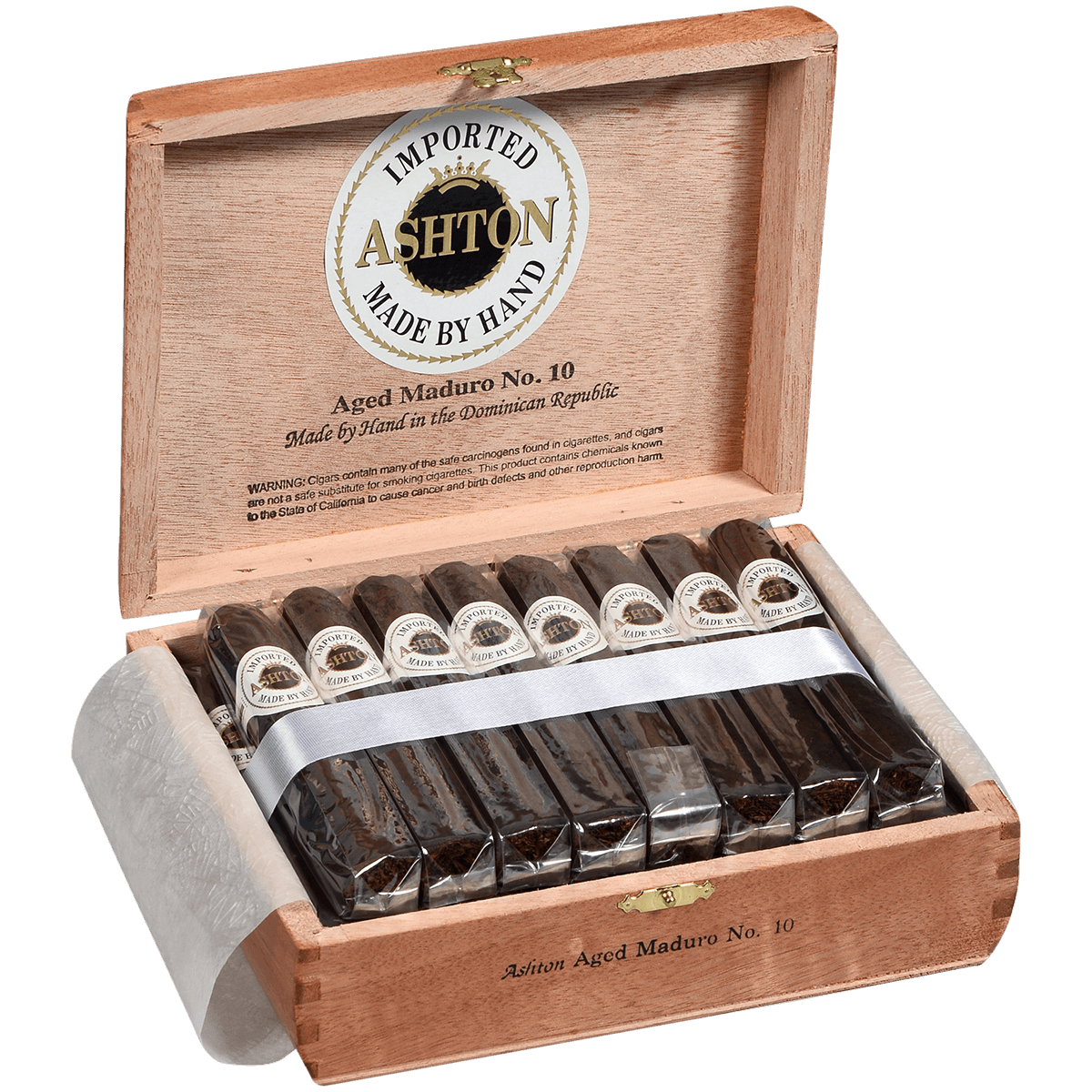 Ashton Aged Maduro #10 25 Ct. Box 5.00X50
