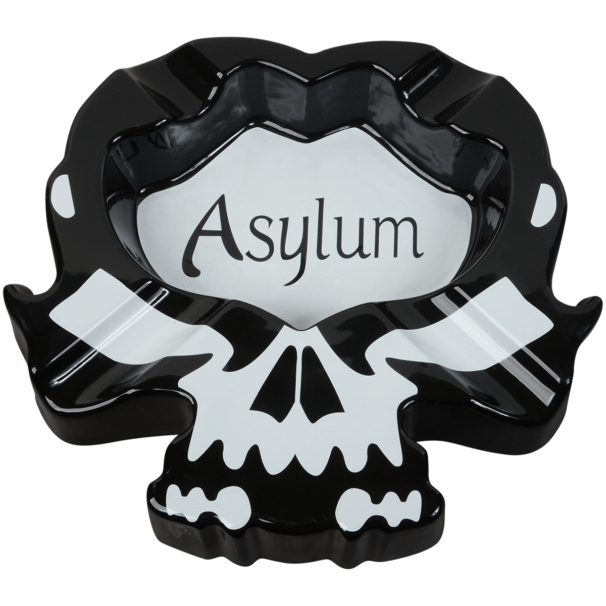 Asylum Ashtray Ceramic Skull