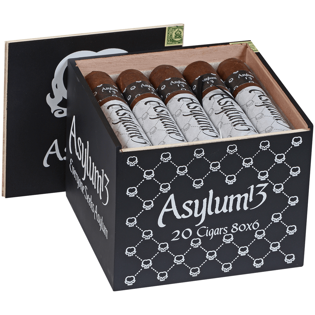 Asylum 13 Eighty 20 Ct. Box 6.00X80