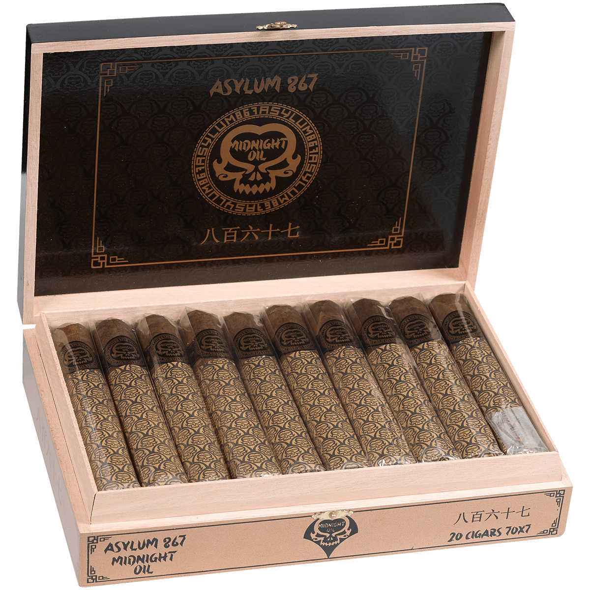 Asylum 867 Midnight Oil 70 X 7.00 20Ct. Box