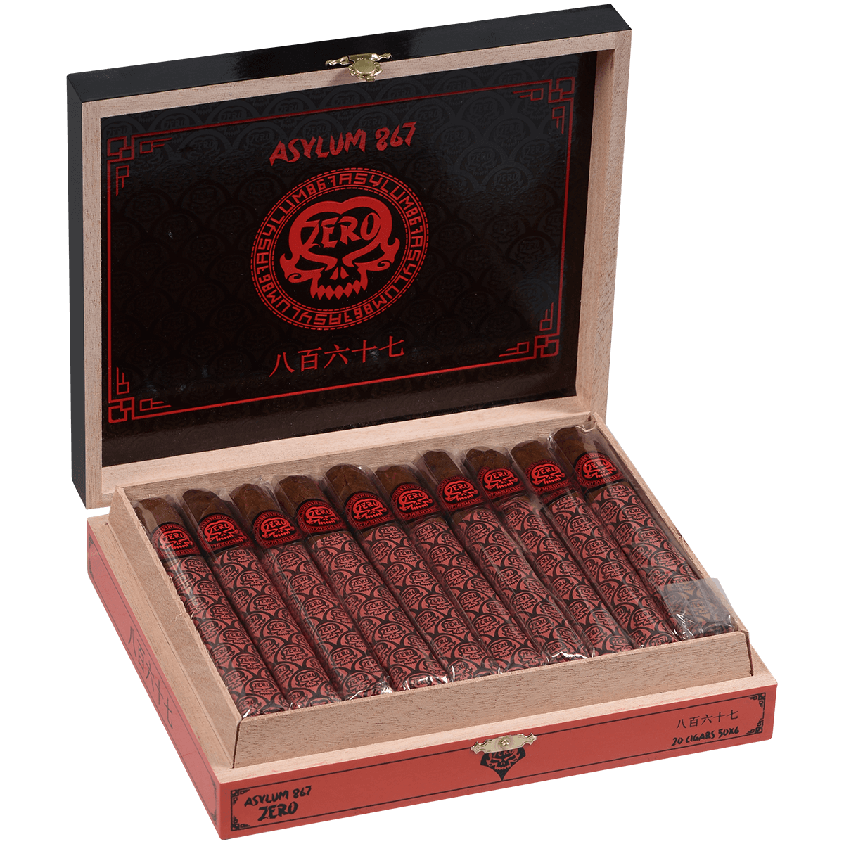 Asylum 867 Zero Toro 20 Ct. Box 6.00X50