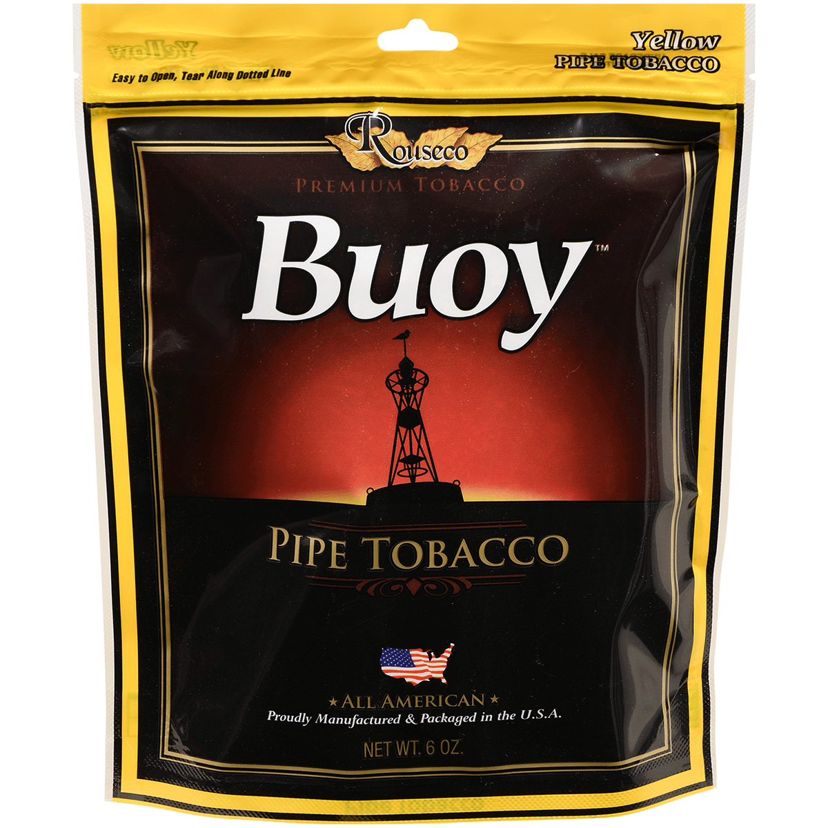 Buoy Pipe Tobacco Yellow 6 Oz. Bag