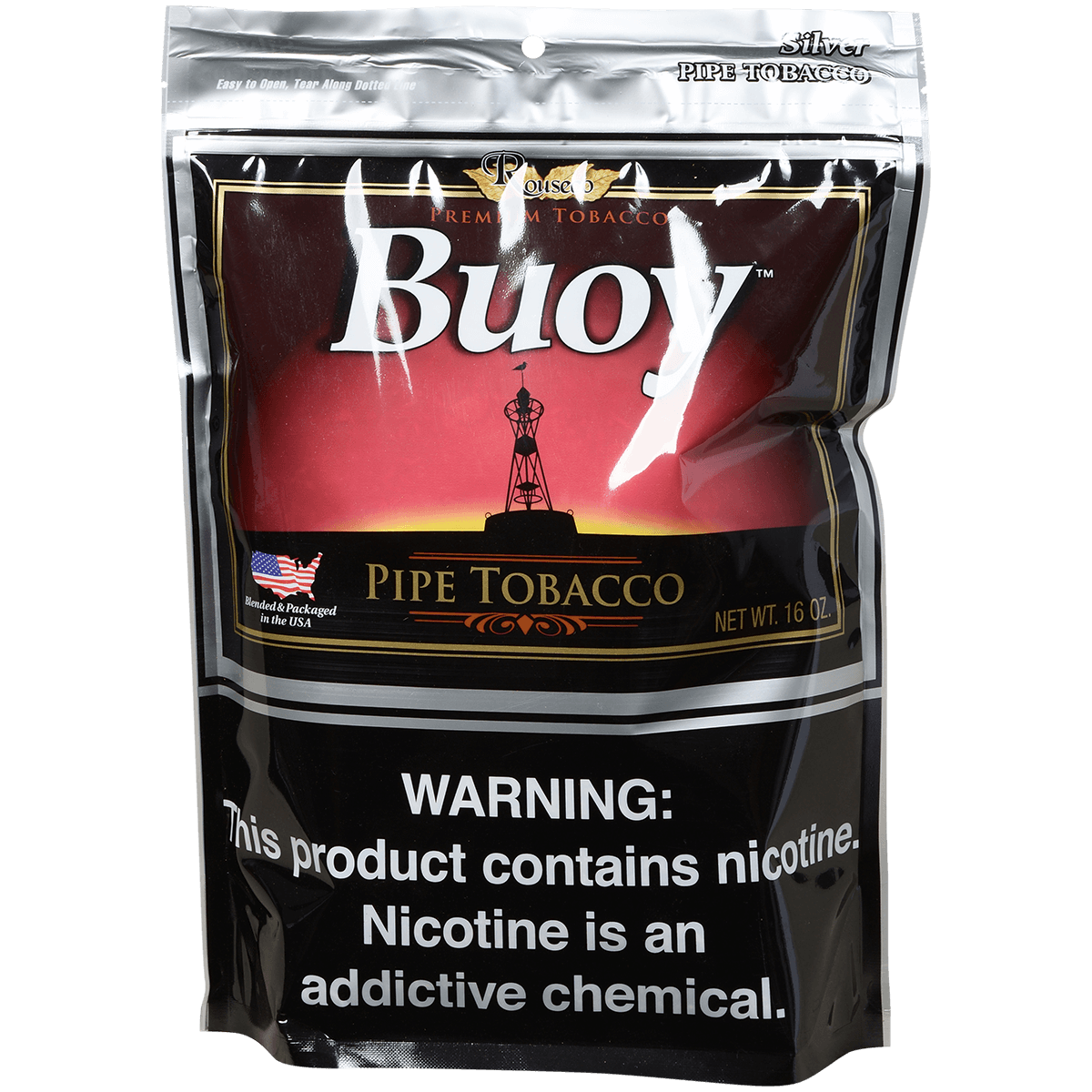 Buoy Pipe Tobacco Silver 16 Oz. Bag